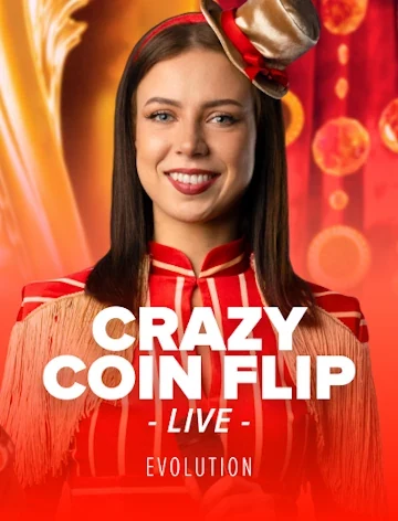 Crazy Coin Flip slot and live hybrid by Evolution