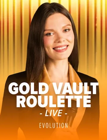 Gold Vault Roulette wheel by Evolution