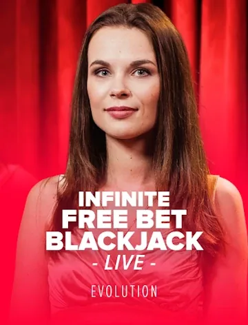 Infinite Free Bet Blackjack table by Evolution