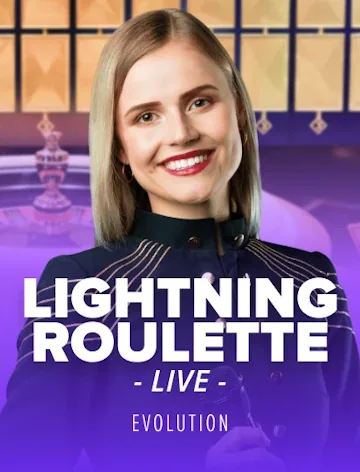 Lightning Roulette dealer table by Evolution