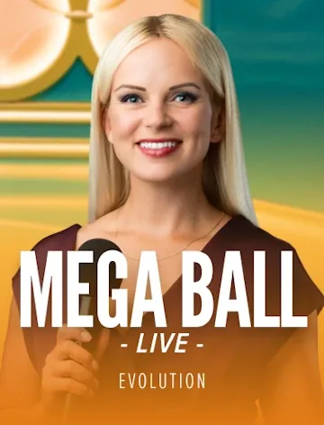 Mega Ball bingo-style draw by Evolution